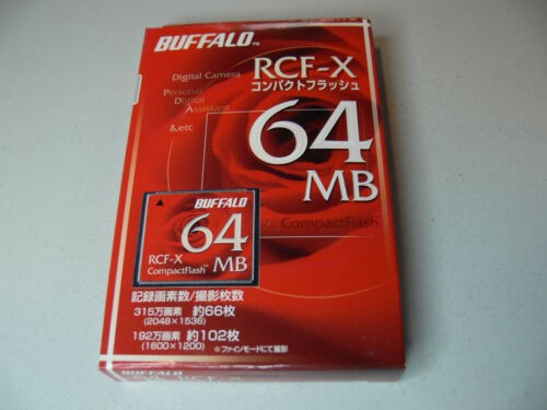 BUFFALO RCF-X64MY Compact Flash 64 MB Memory Card Computer Japanese Import