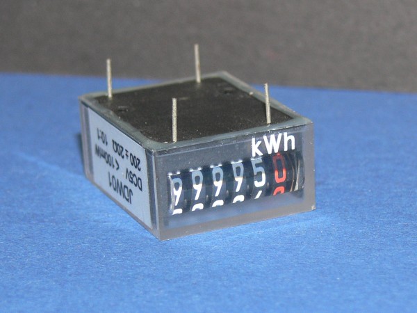 JDW01 Zählwerk / Impuls Zähler für Energiemessgerät 5V Gleichspannung DC