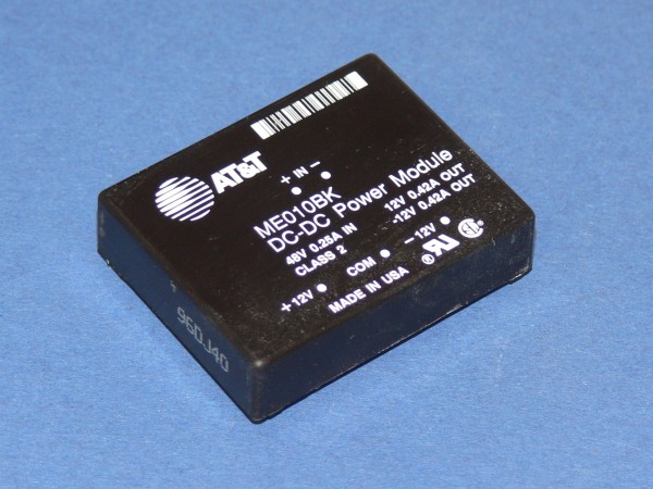 AT&T ME010BK DC/DC Wandler / Converter In: 48V Out: +/-12V 0,42A