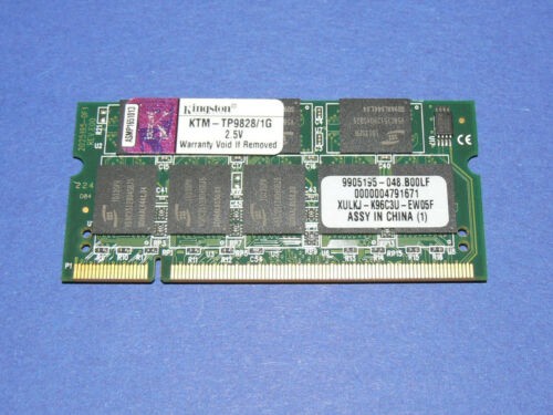 Kingston KTM-TP9828/1G 1GB 2,5V 333 MHz PC2700 DDR1 RAM SODIMM Neu !