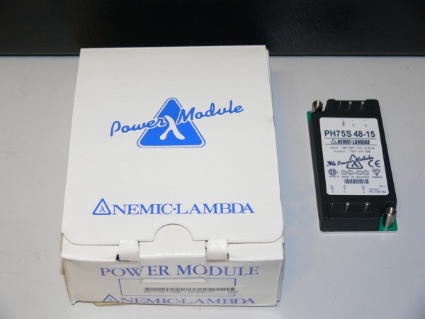 NEMIC Lambda PH75S 48-15 DC/DC Wandler / Converter In: 36V - 76V Out: 15V 5A