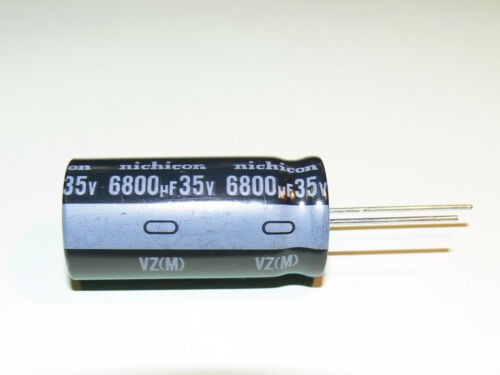 6800uF 35V Elektrolyt Kondensator von Nichicon electrolytic capacitor 50 Stück !