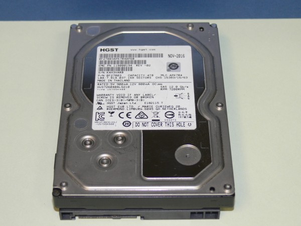 HGST HUS726040ALS210 4TB 3.5" 7,2K 6Gbps SAS Festplatte / HDD