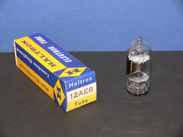 Haltron 12AE6 Zweifach Diode / Triode Röhre Tube neu in OVP