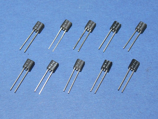 PHILIPS KTY81-210 Temperatur-Sensor 2000R bei 25°C ±1% TO92-2 Lot mit 10 Stück
