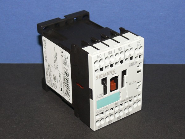 SIEMENS Sirius 3RH1140-2BB40 Hilfsschütz Spule 24V = DC