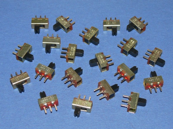 KNITTER MFP120 Miniatur Schiebeschalter Mini 11 x 6mm Schalter switch 20 Stück