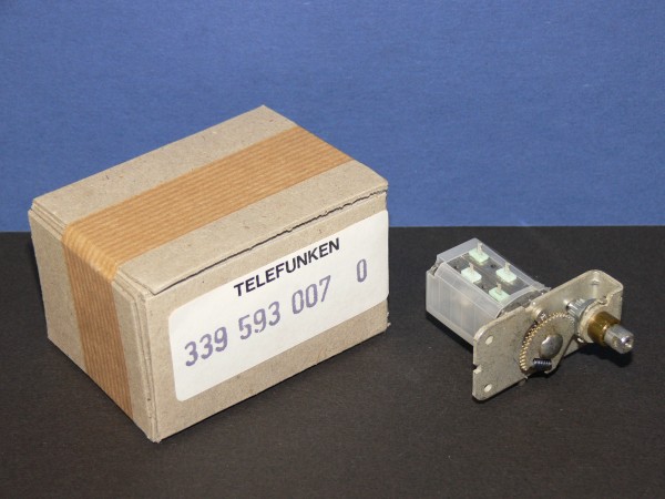 Telefunken Luft Drehkondensator Drehko 2x 350 pF + 2x 30pf für UKW / MW Vintage
