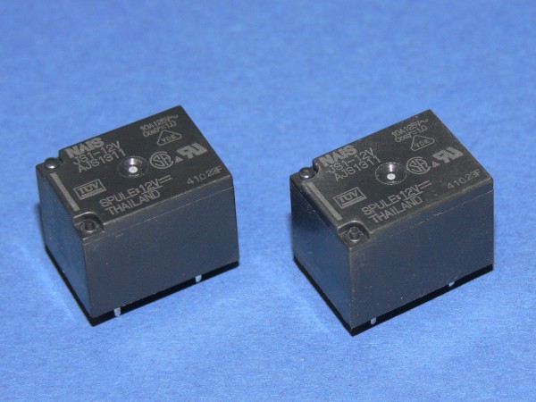 NAIS JS1-12V AJS1311 Relais 1x Um Wechsler Spulenspannung 12V Volt DC 2 Stück