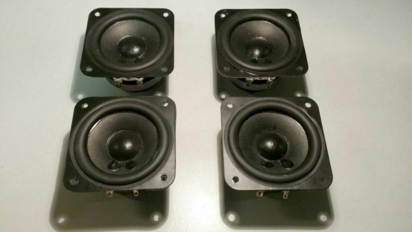 SHARP Hi-Fi Lautsprecher Breitband Speaker RSP-ZA014SJZZ Lot mit 4 Stück