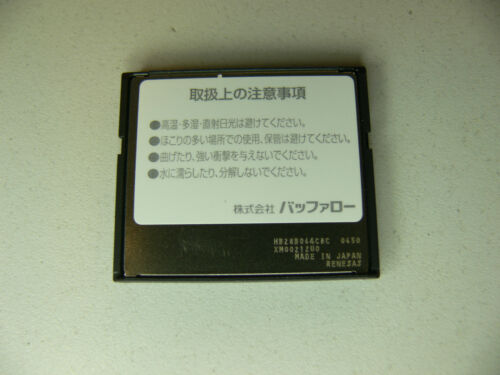 BUFFALO RCF-X64MY Compact Flash 64 MB Memory Card Computer Japanese Import 