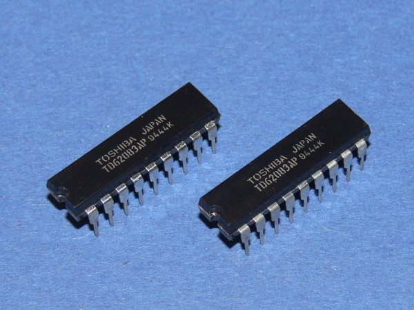 TOSHIBA TD62083AP 8CH DARLINGTON SINK DRIVER IC DIP-18 Lot mit 2 Stück