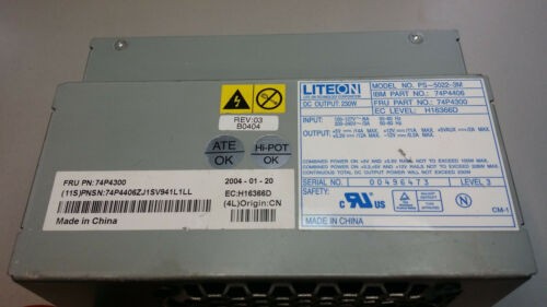 PC NETZTEIL PS-5022-3M 230W MINI ATX COMPUTER POWER SUPPLY IBM