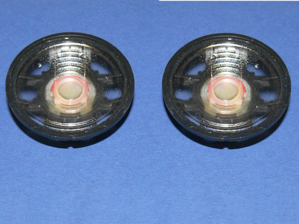 Lautsprecher für Tür Sprechanlage hochohmig 100 Ohm Durchmesser 50mm Lot 2 Stk.