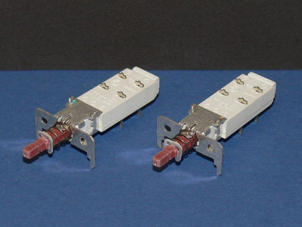 ISOSTAT MSA TV-3 Netzschalter Power Switch 2 Stück Lot