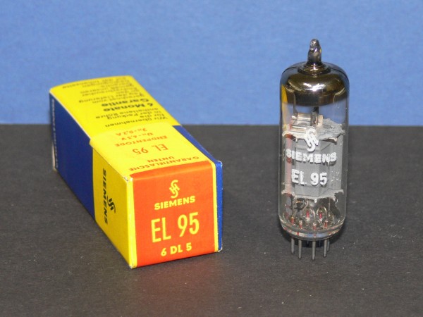 SIEMENS EL95 Strahlbündel Endröhre Röhre / Tube / Elektronenröhre neu in OVP