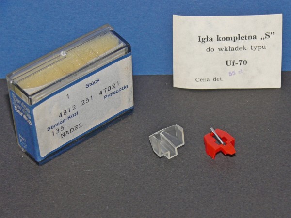 Original PHILIPS Unitra Fonica UF-70 Plattenspielernadel Abtastnadel Nadel neu