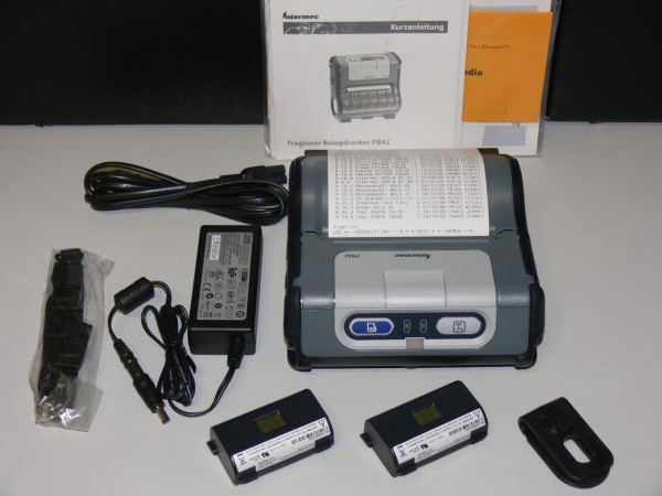 INTERMEC PB42 4" Mobile Thermo Drucker Belegdrucker mit Bluetooth USB und RS232