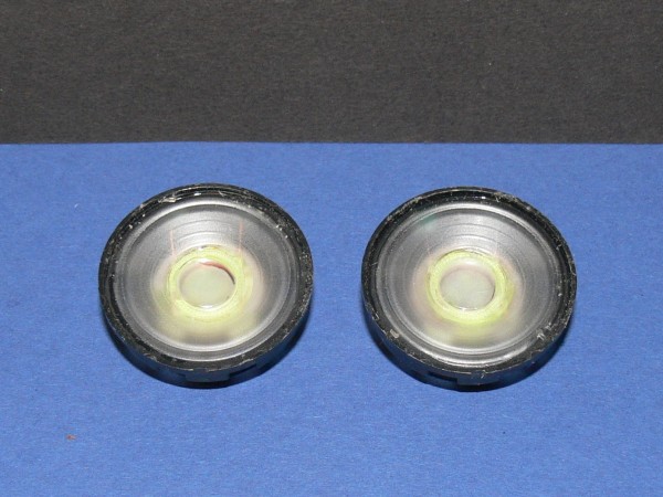 Lautsprecher für Tür Sprechanlage hochohmig 50 Ohm Durchmesser 38mm Lot 2 Stk.
