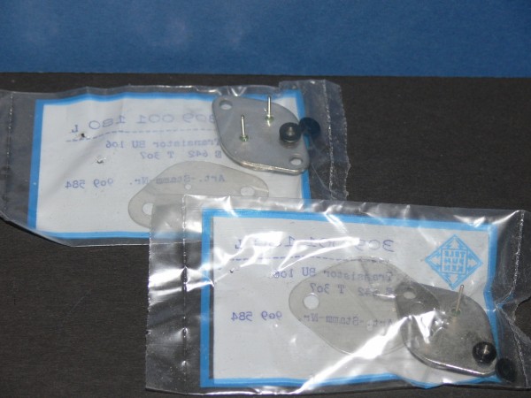 Sescosem BU104S NPN 150V 7A 85W TELEFUNKEN Service part Lot mit 2 Stück