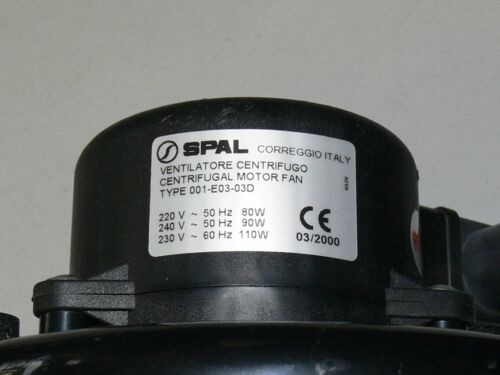 SPAL Power Gebläse / Zentrifugallüfter / Schneckenlüfter / Radialventilator 230V