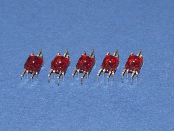 VQB37 Numeric Display / 7 Segment LED Anzeige vintage Lot mit 5 Stück