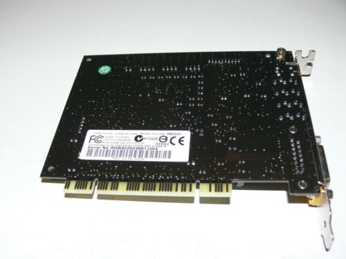 Creative SB 0220 Sound Blaster Live 5.1 Digital Sound Karte Soundcard Neu
