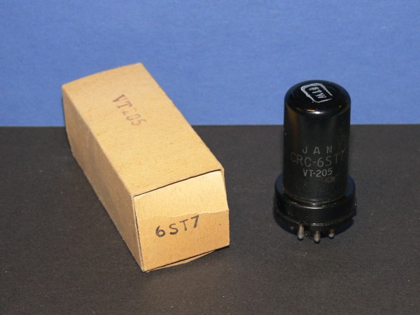 JAN 6ST7 VT-205 Zweifach Diode / Triode Röhre Tube neu in OVP