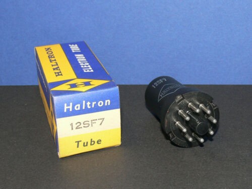 HALTRON 12SF7 Diode / Pentode Röhre Tube Elektronenröhre neu in OVP