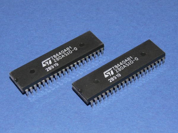 ST Microelectronics Z8440AB1 NMOS Serial I/O Controller, 2 Channel IC 2 Stk. Lot