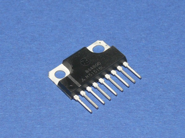 MITSUBISHI M51516L BTL Audio amplifier circuit SIL IC neu