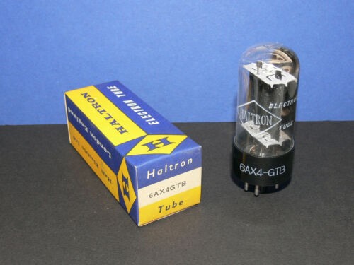 HALTRON 6AX4GTB Röhre Tube Einweg Gleichrichter Vacuum Tube / Elektronenröhre