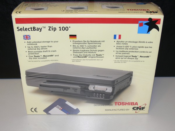 SelectBay ZIP 100 Laufwerk intern TOSHIBA 2793002 Neu in OVP