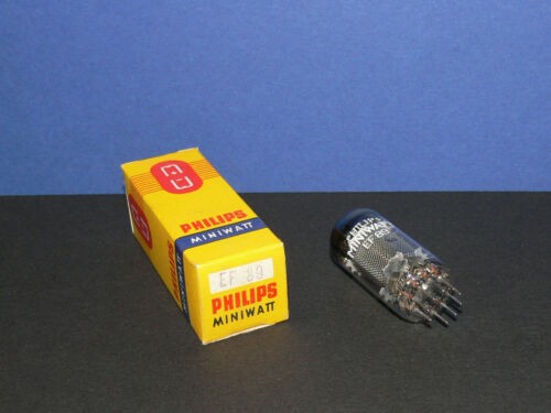 Philips EF89 Vacuum Pentode Röhre Tube neu in OVP