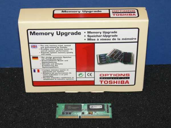 TOSHIBA RAM PA2053U 32MB EDO SO DIMM Neu in OVP ! Vintage