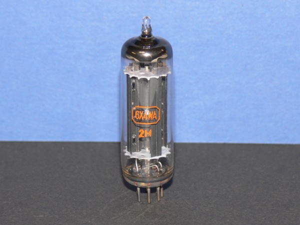 GE General Electric 6X4WA Hochvakuum Zweiweg Gleichrichter Röhre Tube neu