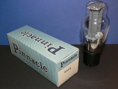 PINNACLE 5X4G Zweiweg-Gleichrichter Hochvakuum Röhre Tube neu in OVP