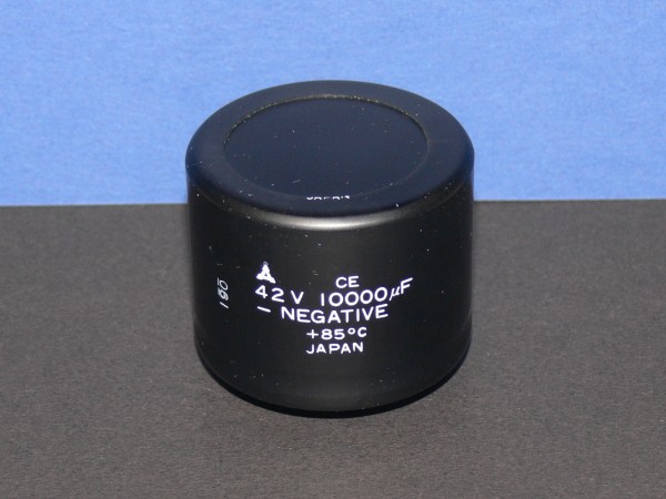 10000uF 42V 40V Elko von Matsushita für Telefunken CA 10 Verstärker